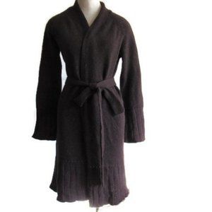 Holt Renfrew Pure Cashmere Long Wrap Cardigan Sweater